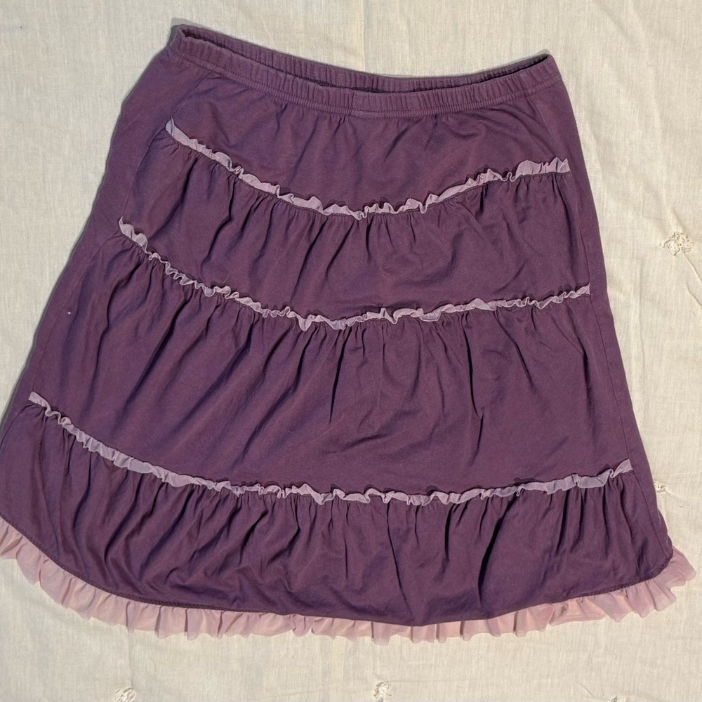 Paul Frank High-Low Tulle Tiered Skirt, Small